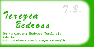 terezia bedross business card